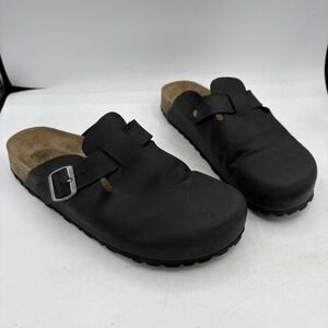 Autenti Clogs Sandals Womens Size 11 EU 43 Mule Leather‎ Spain